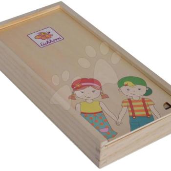 Fa puzzle emberi test Body Puzzle with Wooden Box Eichhorn 18 darabos dobozban 24 hó-tól kép