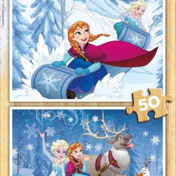 Fa puzzle Frozen Educa 2x50 db 16802 kép