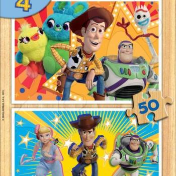 Fa puzzle gyerekeknek Toy Story Educa 2x50 darabos 5 évtől kép