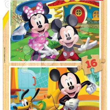Fa puzzle Mickey & Minnie Disney Educa 2x16 darabos kép