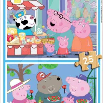 Fa puzzle Peppa Pig Educa 2x25 darabos 4 évtől kép