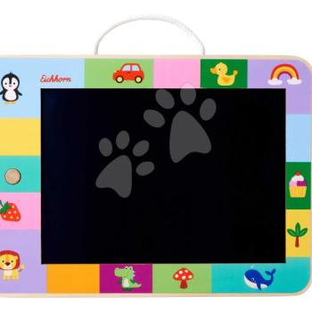 Fa rajztábla LCD Drawing Board Eichhorn fa tollal és törlőgombbal 3 évtől EH2574 kép