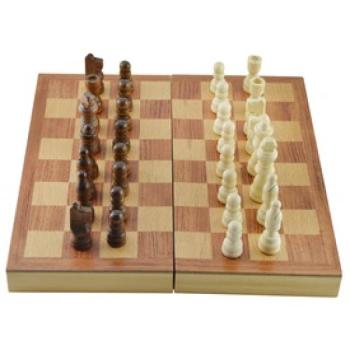 Fa sakk készlet - 27 cm kép