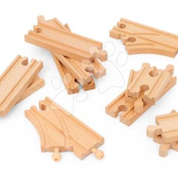 Fa sínek Kezdőszett Starter Strack Pack BRIO 12 részes 3 évtől BRIO0998 kép