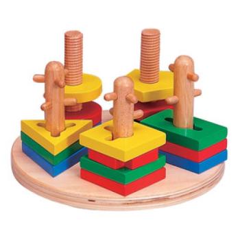 Fa tekerős formakirakó kép