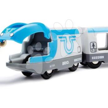 Fa vonat Travel BatteryTrain BRIO elektronikus figurával és előre-hátra mozgással 3 évtől BRIO5064 kép