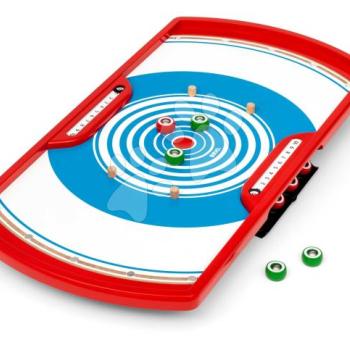 Fajáték Curling Shuffleshot BRIO játszótáblával 8 koronggal és pontszámlálóval 6 évtől kép