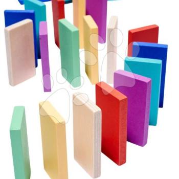 Fajáték Domino Ralley Eichhorn 28 színes elemmel 24 hó-tól kép