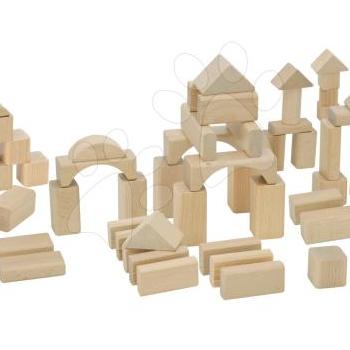 Fakockák Natural Wooden Blocks Eichhorn természetes színben 100 db 25 mm magas 12 hó-tól kép