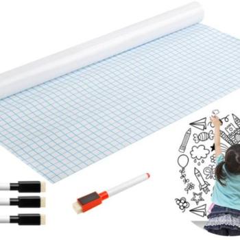 Fehér öntapadós tábla 200×45 cm (WNDR8489) kép