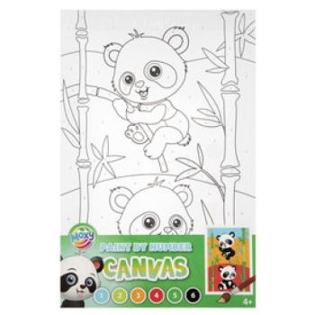 Fess számok szerint, vászonkép, 29, 7 x 19, 5 cm, 4 féle kép