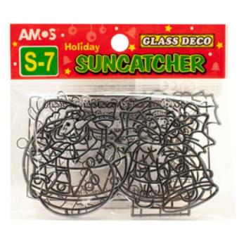 Festhető ablakdísz sablon, 6 db kép