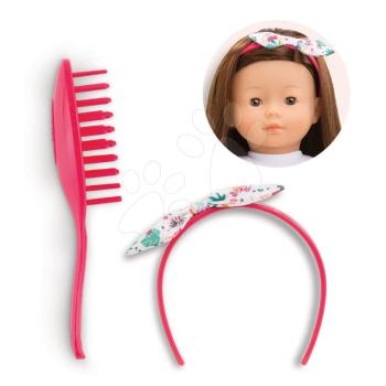 Fésü Hair Brush Set Tropicorolle Ma Corolle 36 cm játékbabának 4 évtől kép