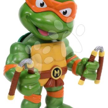Figura gyűjtői darab Turtles Michelangelo Jada fém mozgatható karokkal magassága 10 cm kép
