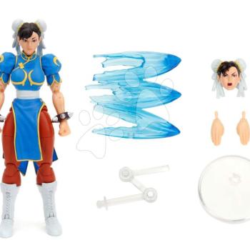 Figura Street Fighter II Chun-Li Jada mozgatható végtagokkal és kiegészítőkkel magassága 15 cm 8 évtől kép