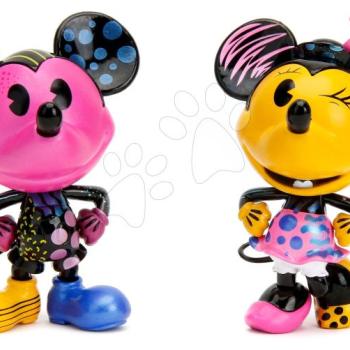 Figurák gyűjtői darabok Mickey és Minnie Designer Jada fém 2 drb magasságuk 10 cm kép