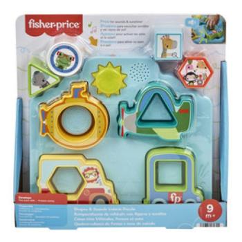 Fisher-Price forma és járgány kirakó kép