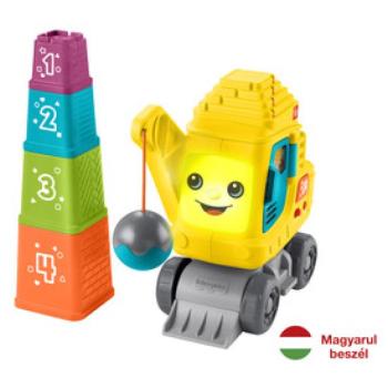 Fisher-Price tanuló bontógolyós munkagép kép