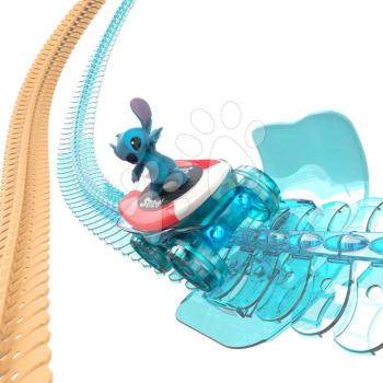 Flexibilis autópálya Flextreme Stitch Set Smoby elektronikus kisautóval 184 részes 4,40 m hosszú 4 évtől kép