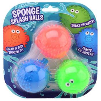 Fröcskölő szivacslabdák 3 db /csomag kép