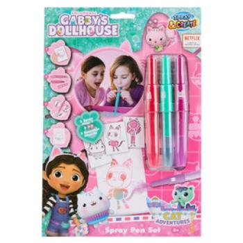 Fújó filctoll szett, A4, 3 tollal, Gabi babaháza kép