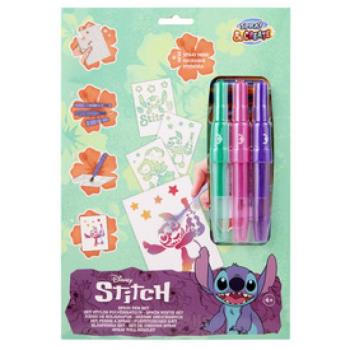Fújó filctoll szett, A4, 3 tollal, Stitch kép