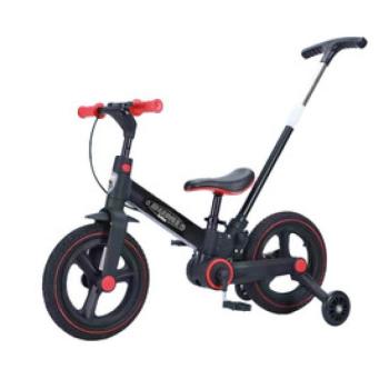 Futóbicikli 3in1 fekete /piros kép