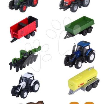 Gazdasági kisautó Farm 5 Pieces Set Majorette fém 5 különböző fajta egy szettben szabadonfutó 7,5 cm hosszú kép