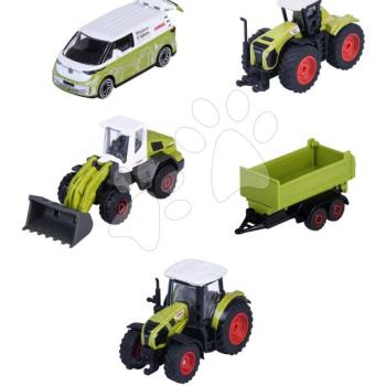 Gazdasági kisautók Farm Vehicle Gift Pack Majorette fém 5 fajta egy szettben ajándékcsomagolásban 7,5 cm hosszú 1:64 cm kép