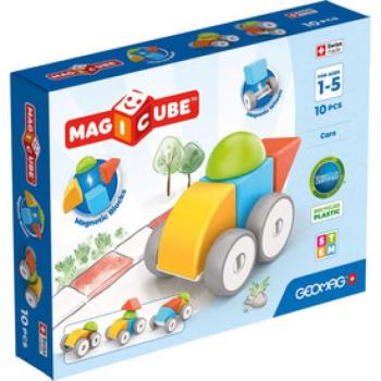 Geomag Magicube Blocks Recycled autók 10db kép