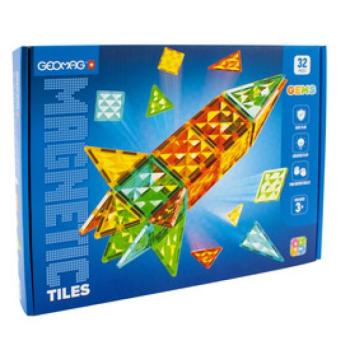 Geomag Magnetic Tiles Gems 32 Rocket kép