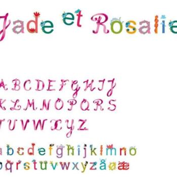 Girls alphabet - Betűkészlet lányoknak - Djeco kép