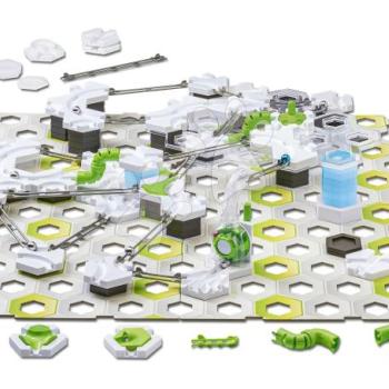 Golyópálya Energy Kaland szett Action Set GraviTrax elektronikus 157 részes függőleges ágyúval és világító oszlopokkal 8 évtől kép