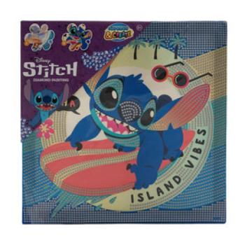 Gyémántfestés vászonra - Stitch kép
