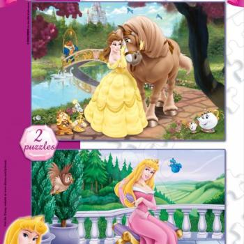 Gyerek puzzle Disney Hercegnők Educa 2x48 db 13835 színes kép