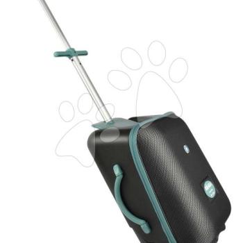 Gyereküléses gurulós bőrönd Travel Case Eazy Luggage Beaba 2in1 kiegészítő kerekekkel a stabilitásért 22 l terhelhetőség akár 100 kg fekete kép