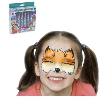 Gyermek arcfestő készlet 6 vidám színnel (BBJ)(SB) kép