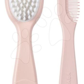 Gyermek fésű és hajkefe Beaba Baby Brush and Comb Old Pink rózsaszín 0 hó-tól kép