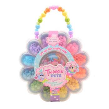 Gyöngyfűző virág alakú dobozban kép