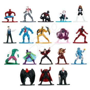 Gyűjthető figurák Marvel Multi Pack Nanofigs Wave 9 Jada fém szett 18 fajta 4 cm magas 3 évtől kép