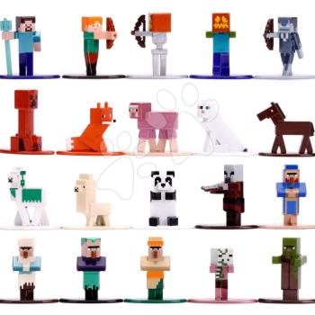 Gyűjthető figurák Minecraft 20-Pack Jada fém készlet 20 fajta 4 cm magas kép