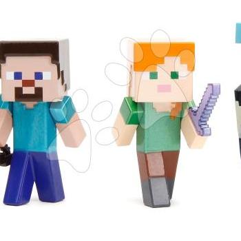 Gyűjthető figurák Minecraft 4-Pack Jada fém szett 4 fajta 6 cm magas kép