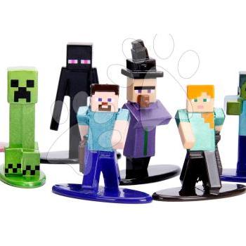Gyűjthető figurák Minecraft Nano Blind Pack Jada fém 13 fajta 4 cm magas kép
