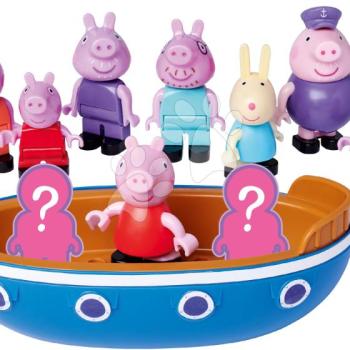 Hajó figurával Peppa Pig Waterplay Surprise Boat Set BIG két figurával meglepiként minden vízi pályához kép