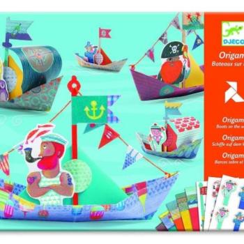 Hajó flotta - Origami - Floating boats - Djeco kép