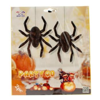 Halloween dekoráció pók, 2 db kép