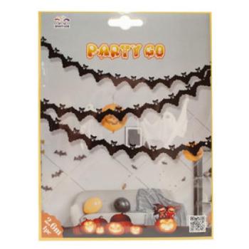 Halloween fűzér denevéres 3m kép
