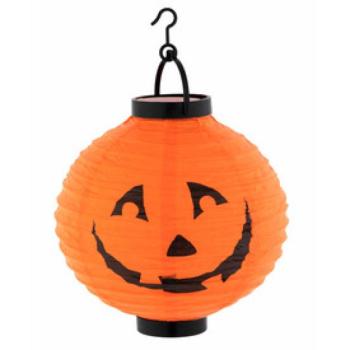 Halloween papírlampion LED fénnyel, 20 cm kép
