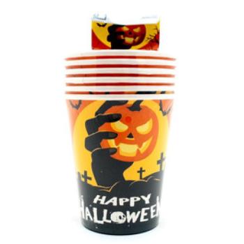 Halloween papírpohár 6db 250ml kép