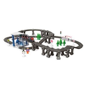 Hangot adó, mágneses vonatpálya szett kép